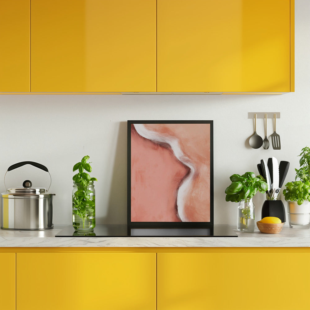 Peachy Wave Poster